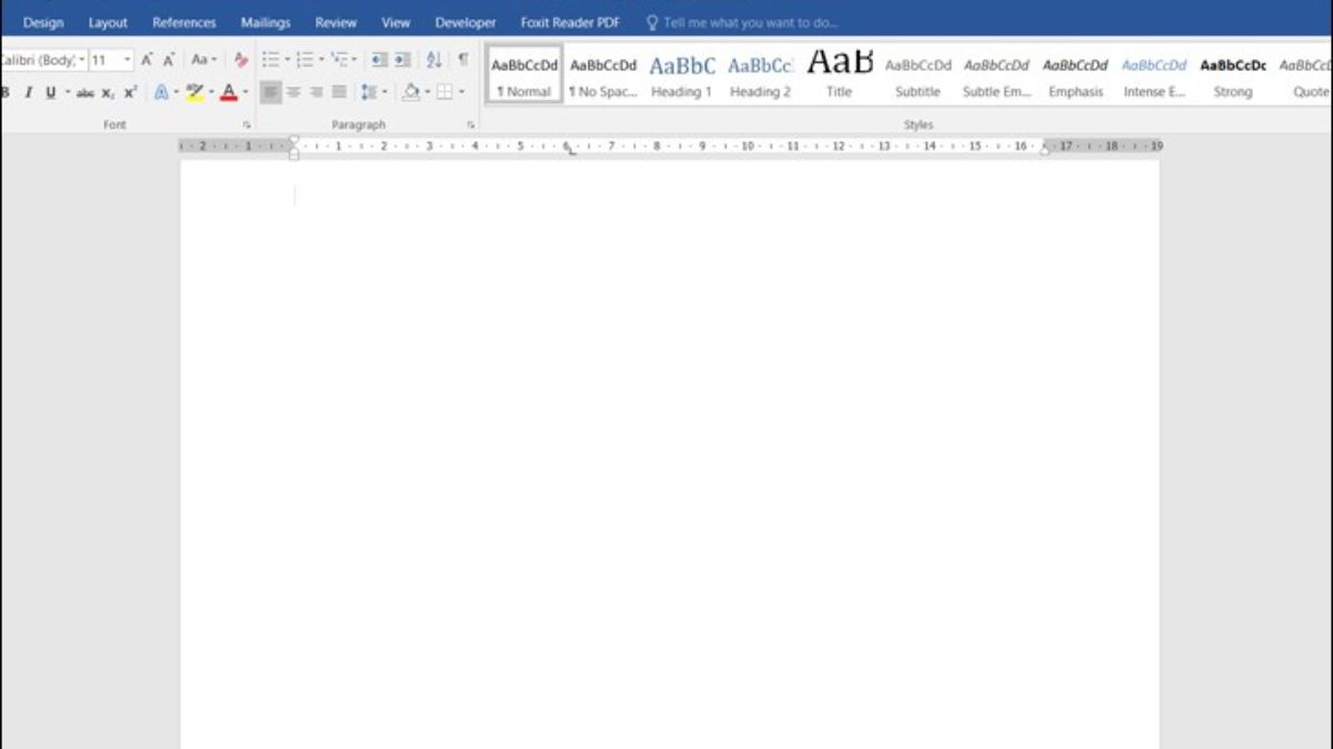Cách tạo Bookmark trong Word bước 1