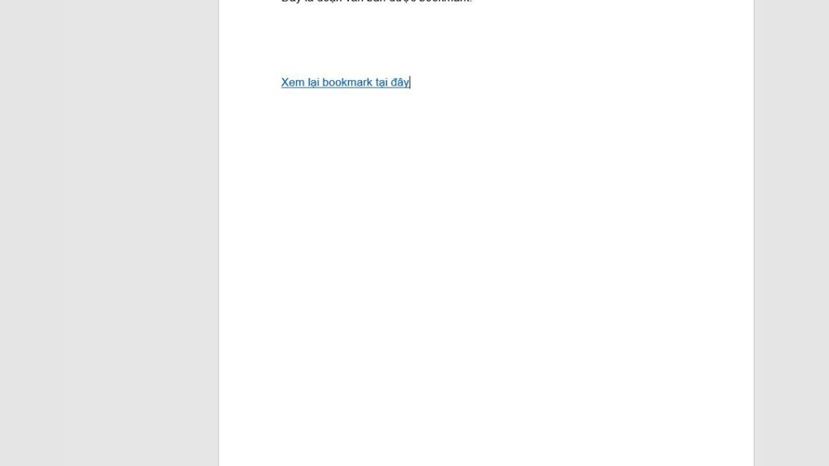 Cách tạo Bookmark trong Word và sử dụng bước 4
