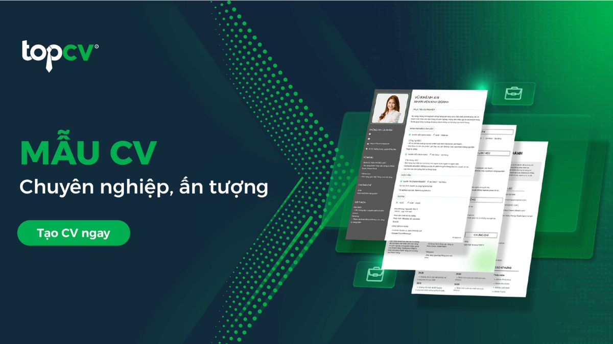 Tạo CV online bằng TopCV