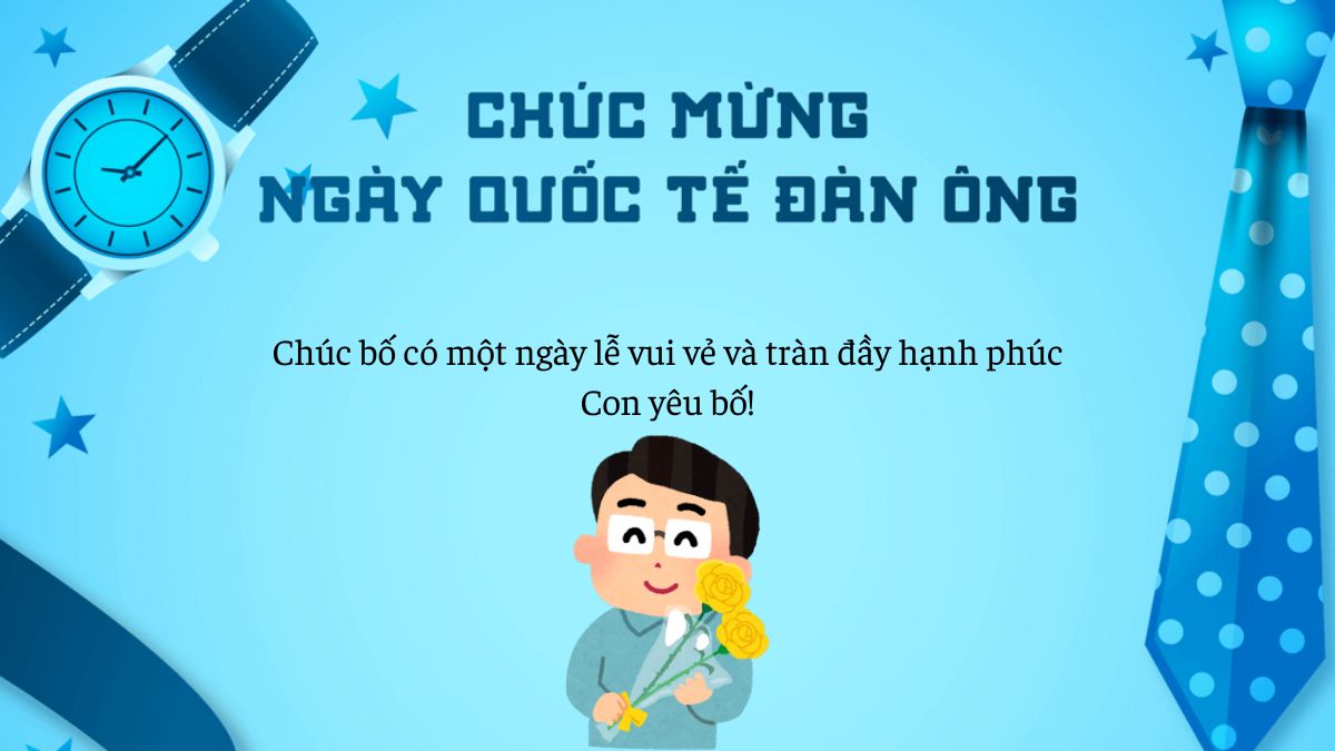 Thiệp chúc mừng Ngày Quốc tế Đàn ông 9