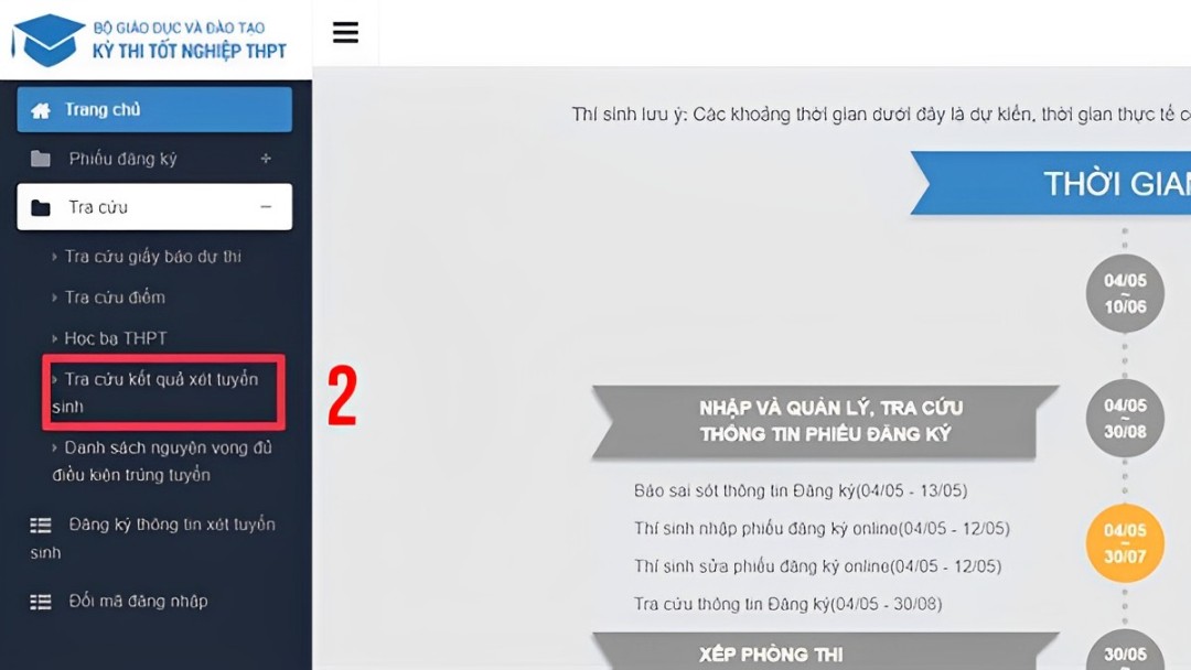 Cách 1 bước 2 tra cứu kết quả xét tuyển đại học năm 