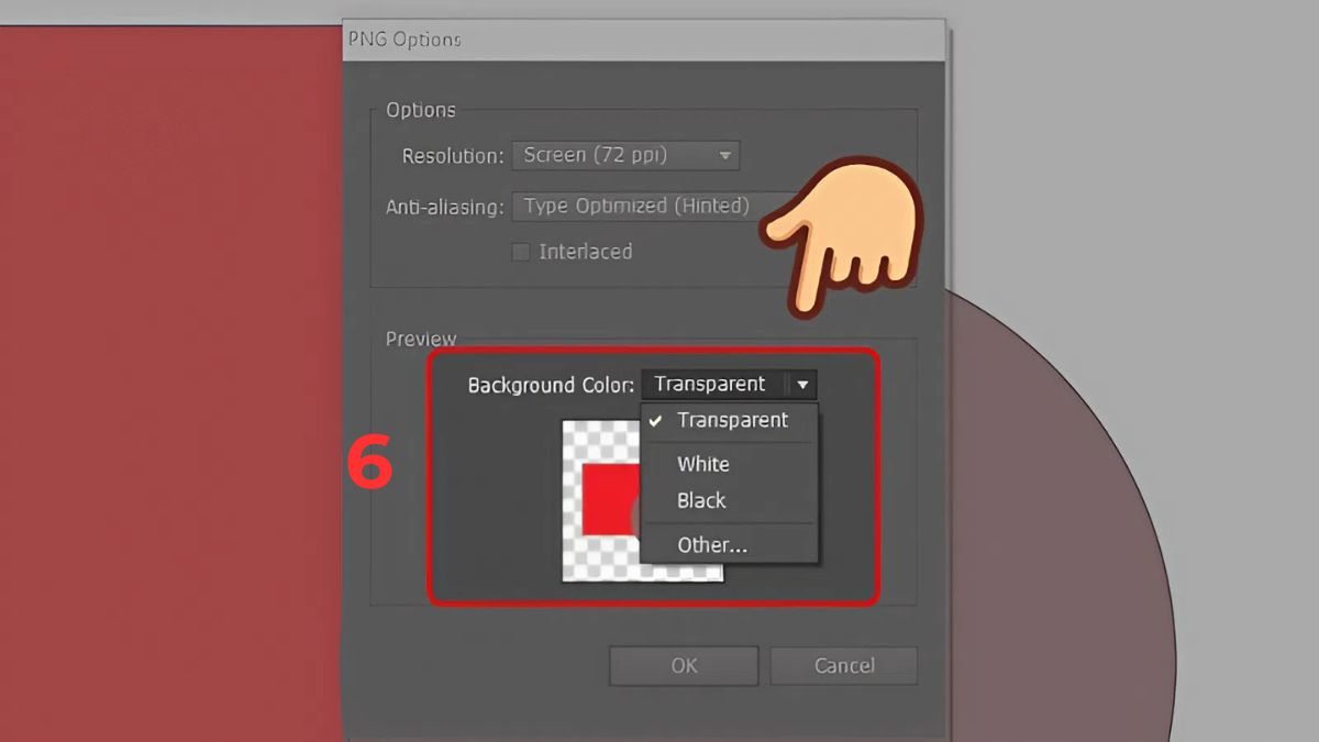 Xóa nền trong Illustrator và xuất file bước 4
