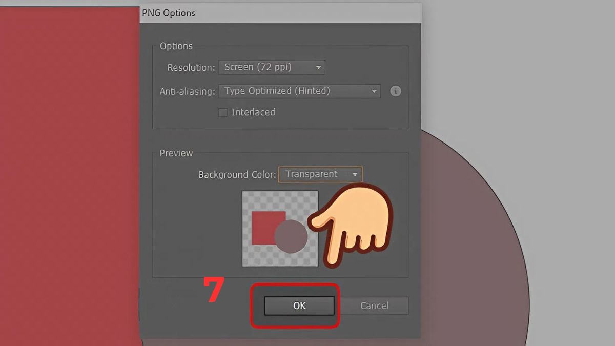 Xóa nền trong Illustrator và xuất file bước 5