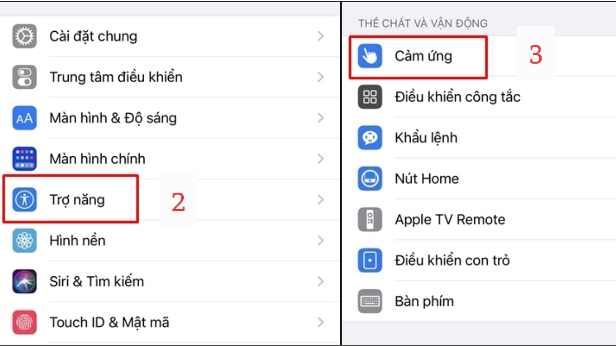 Cách bật/tắt 3D Touch trên iPhone bước 2