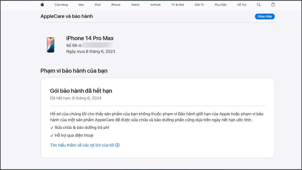 Cách nhận biết iPhone đã Active hay chưa bước 3