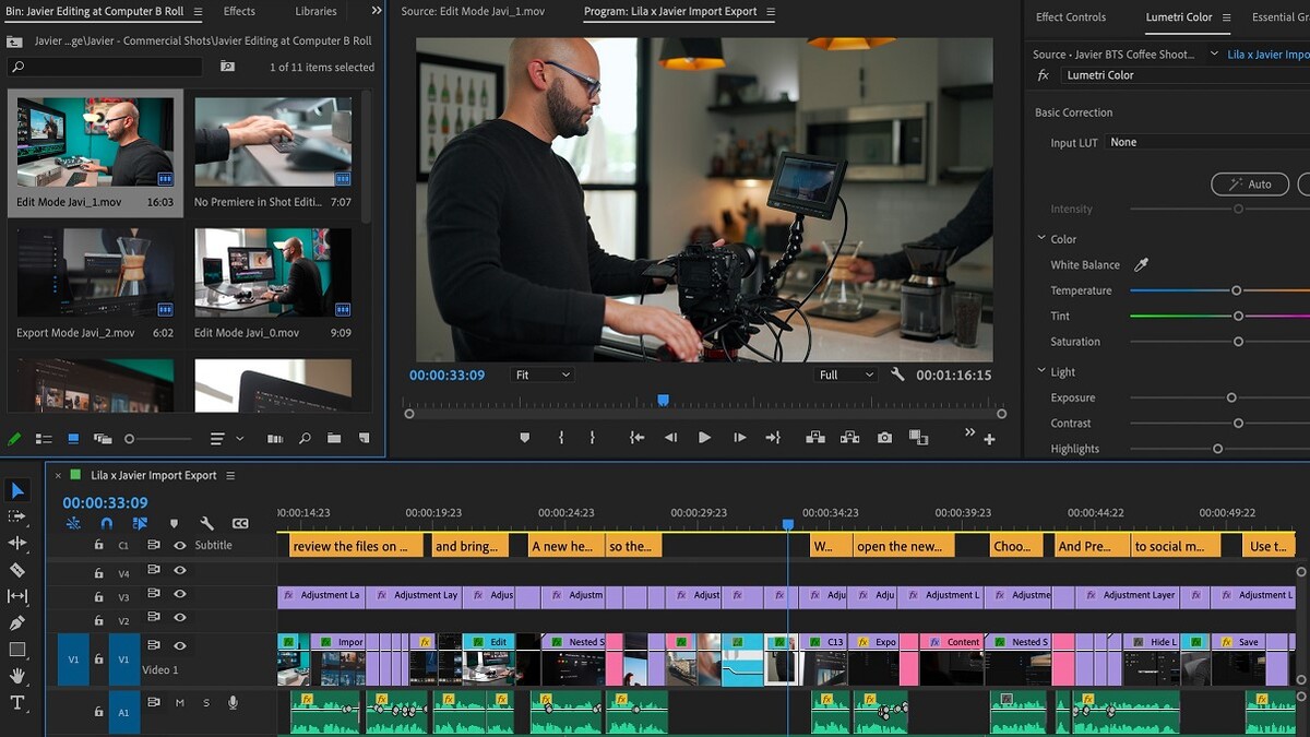 Chất lượng video hàng đầu của Adobe Premiere Pro app