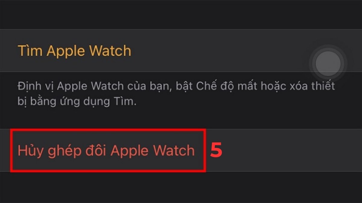 Cách sửa lỗi Apple Watch bị lỗi màn hình kết nối lại với iphone bước 4