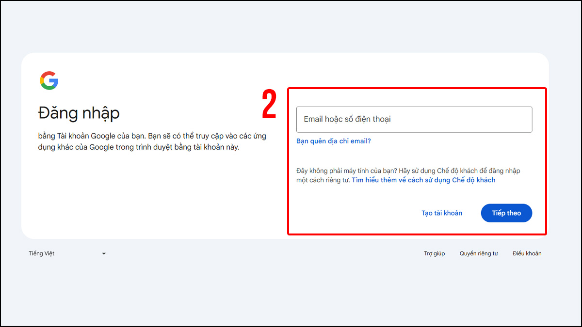 Cách tạo tài khoản Firebase Studio bước 2