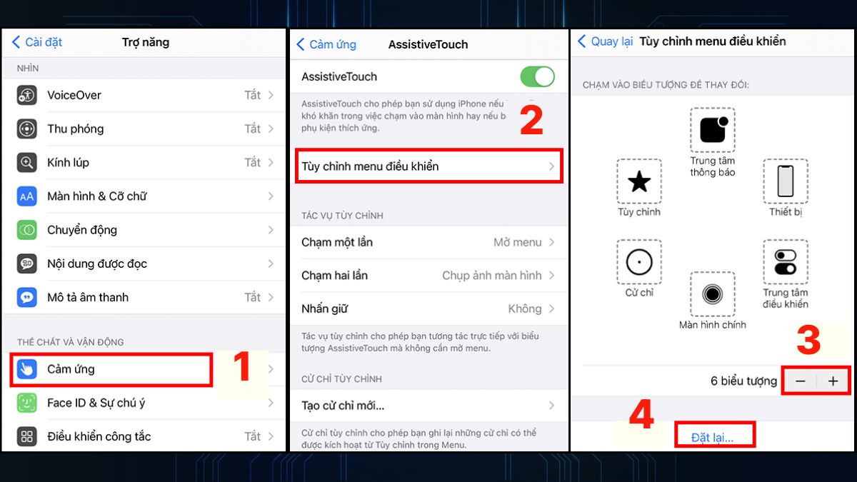 Hướng dẫn tuỳ chỉnh bật menu điều khiển nút home ảo trên iPhone 11
