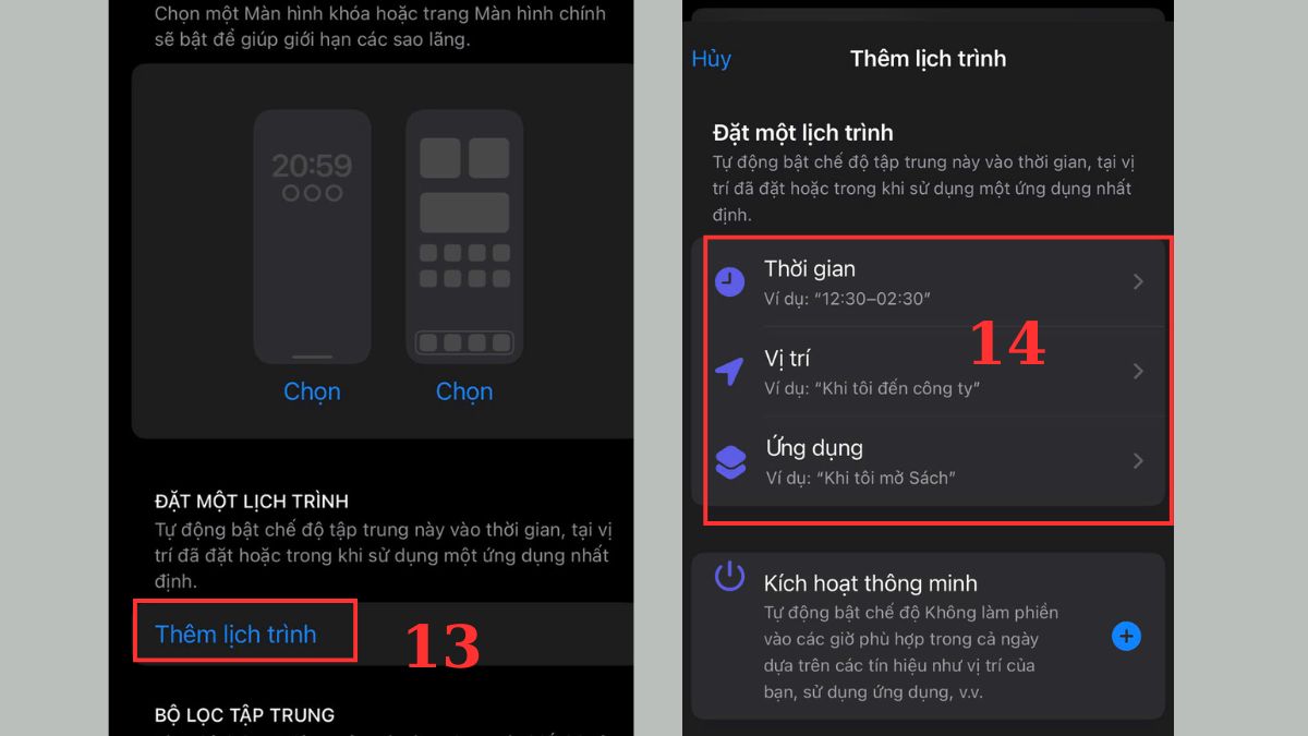 Cách thay đổi cài đặt tính năng mặt trăng khuyết trên iPhone có ý nghĩa gì bước 5