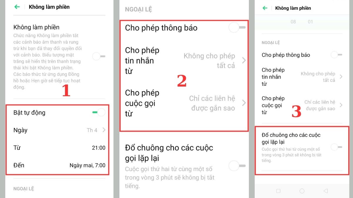 Cách thay đổi cài đặt tính năng mặt trăng khuyết trên Android có ý nghĩa gì
