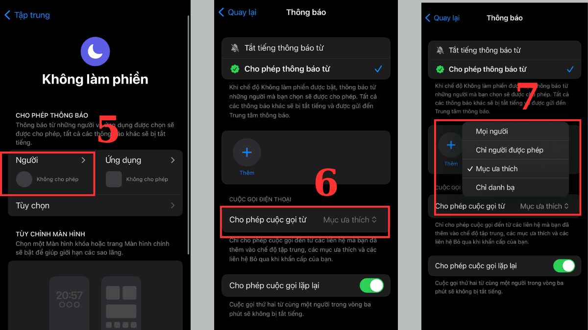 Cách thay đổi cài đặt tính năng mặt trăng khuyết trên iPhone có ý nghĩa gì bước 2