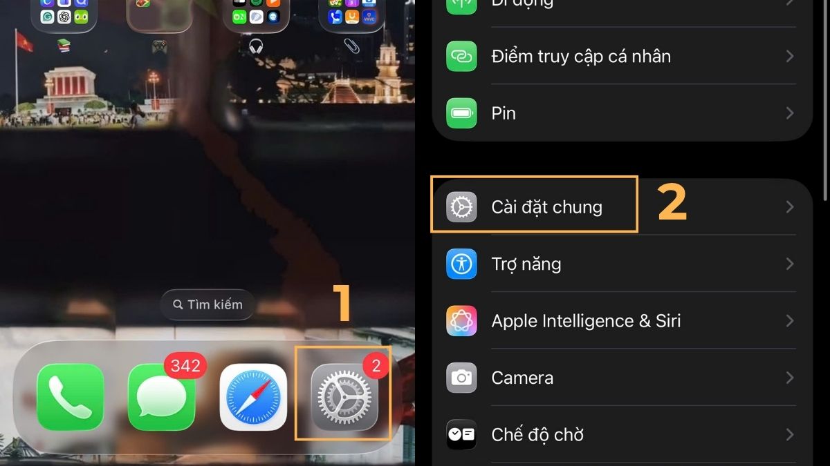 Cách kiểm tra bộ nhớ khả dụng trên điện thoại bước 1