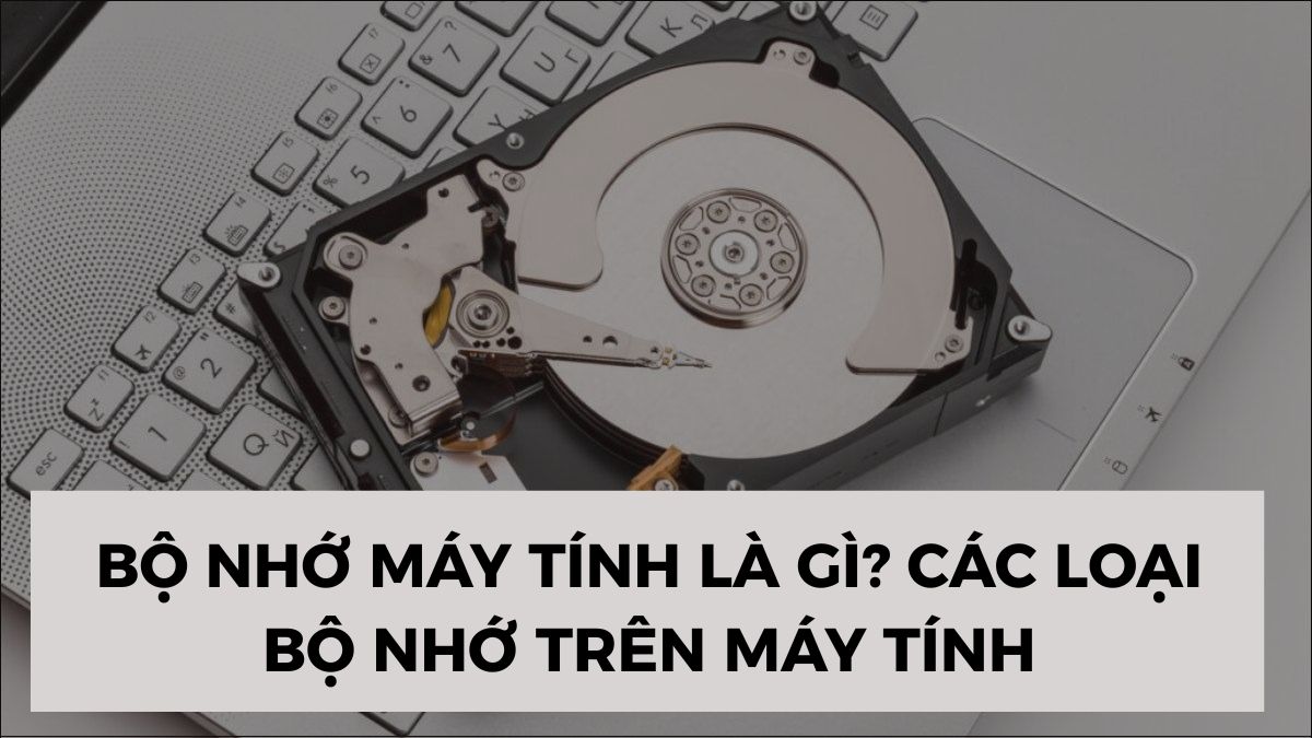 Bộ nhớ máy tính là gì? Các loại bộ nhớ trên máy tính Bộ nhớ máy tính là gì? Các loại bộ nhớ trên máy tính