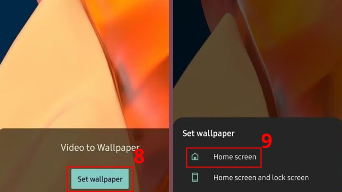 Cách cài hình nền động OPPO bằng app bước 4