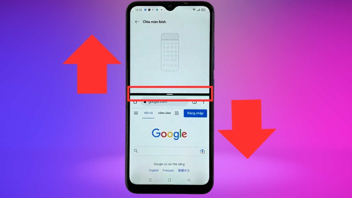 Cách thoát khỏi chế độ chia đôi màn hình Realme