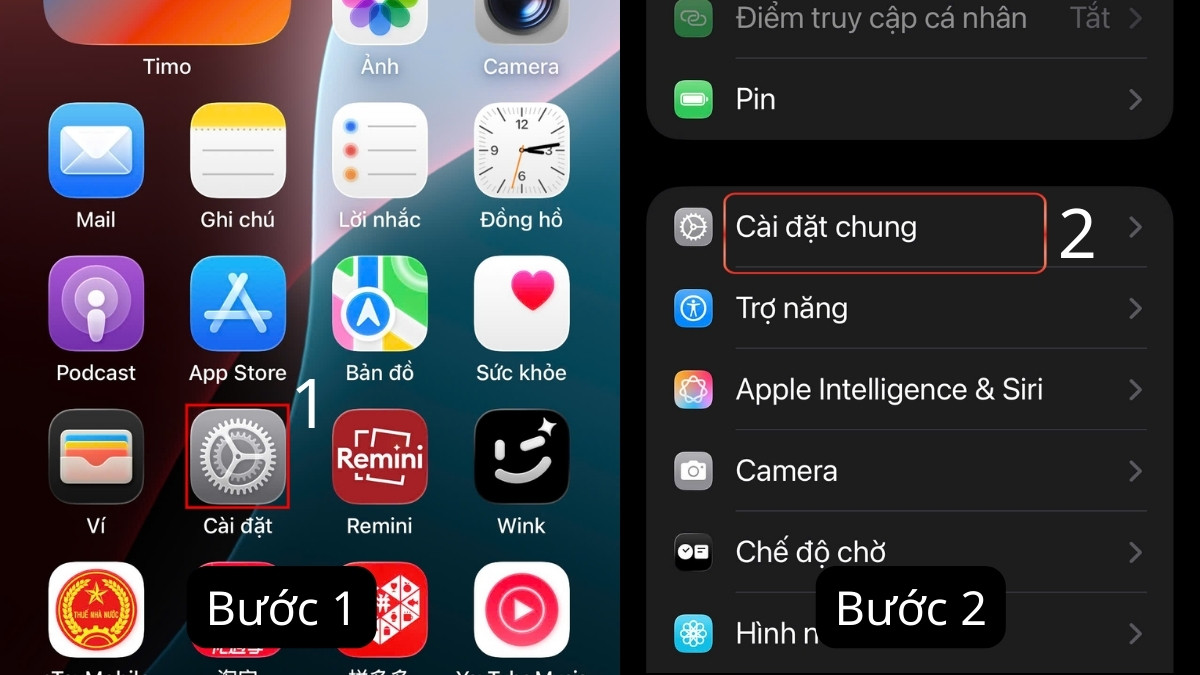 Cách chỉnh giờ Apple Watch trong cài đặt iPhone bước 1