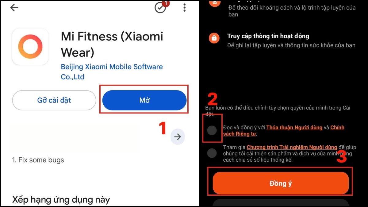 Cách chỉnh giờ trên đồng hồ Xiaomi bằng ứng dụng Mi Fitness / Zepp Life bước 1