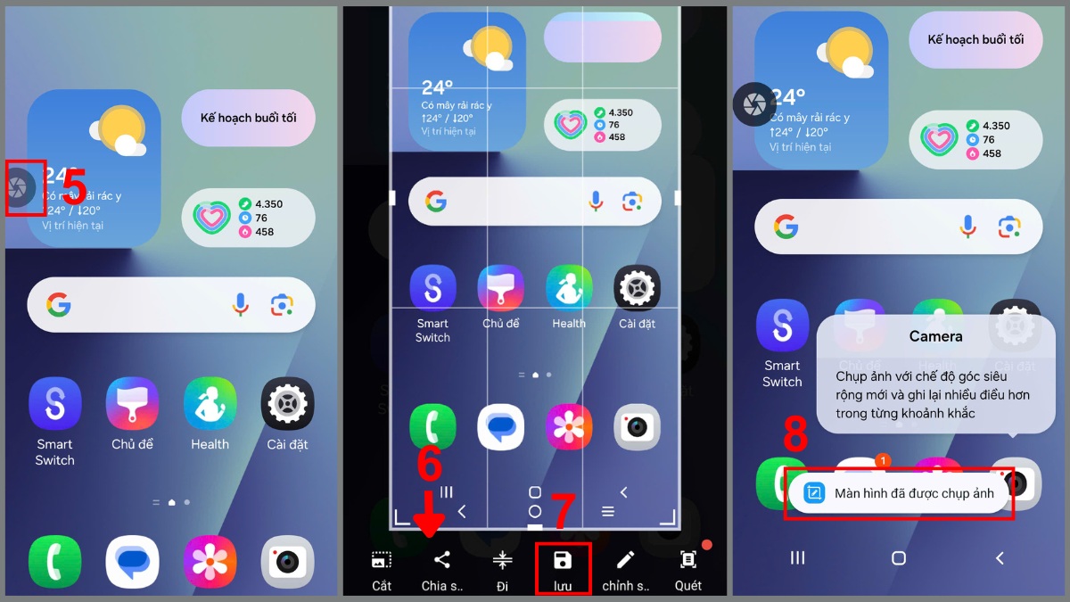 Cách chụp màn hình Samsung bằng app hỗ trợ bước 5