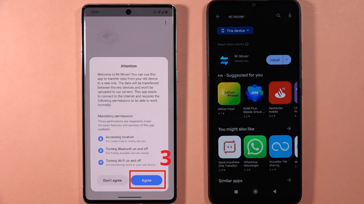 Cách chuyển dữ liệu từ Samsung sang Xiaomi bước 2