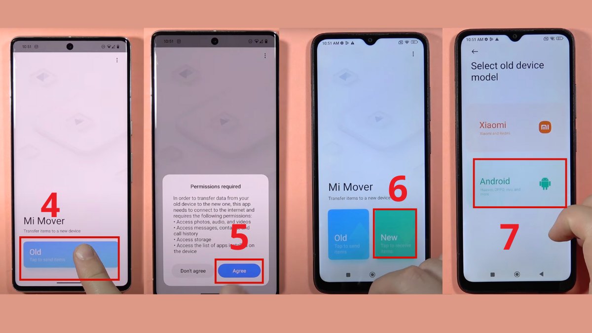 Cách chuyển dữ liệu từ Samsung sang Xiaomi bước 3