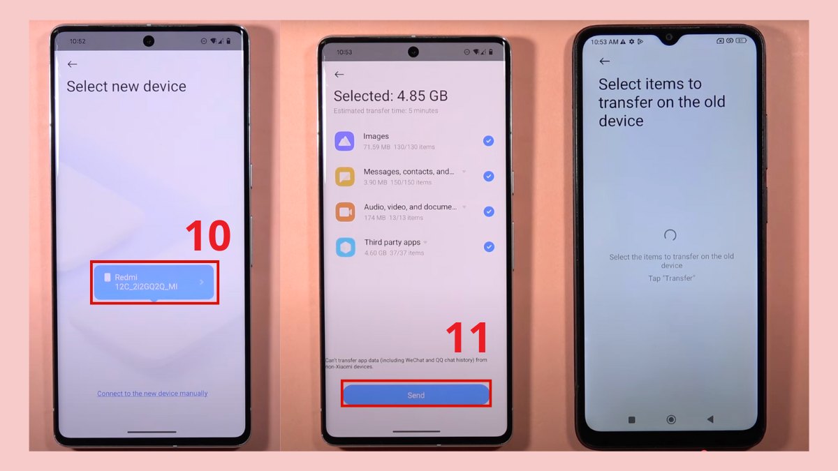 Cách chuyển dữ liệu từ Samsung sang Xiaomi bước 5