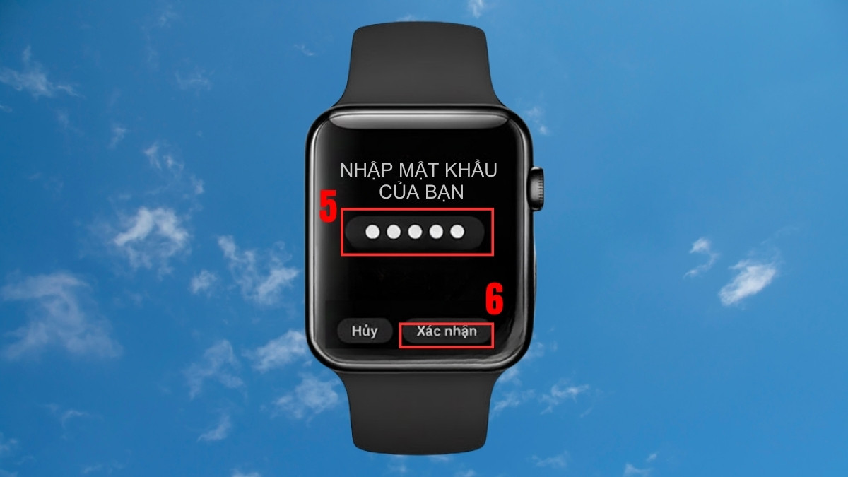 Cách đặt lại Apple Watch và ghép đôi lại trực tiếp trên đồng hồ bước 3