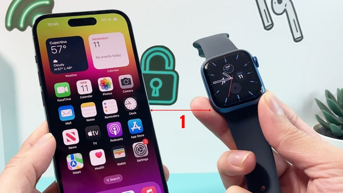Cách ghép đôi lại Apple Watch với iPhone mới bước 1