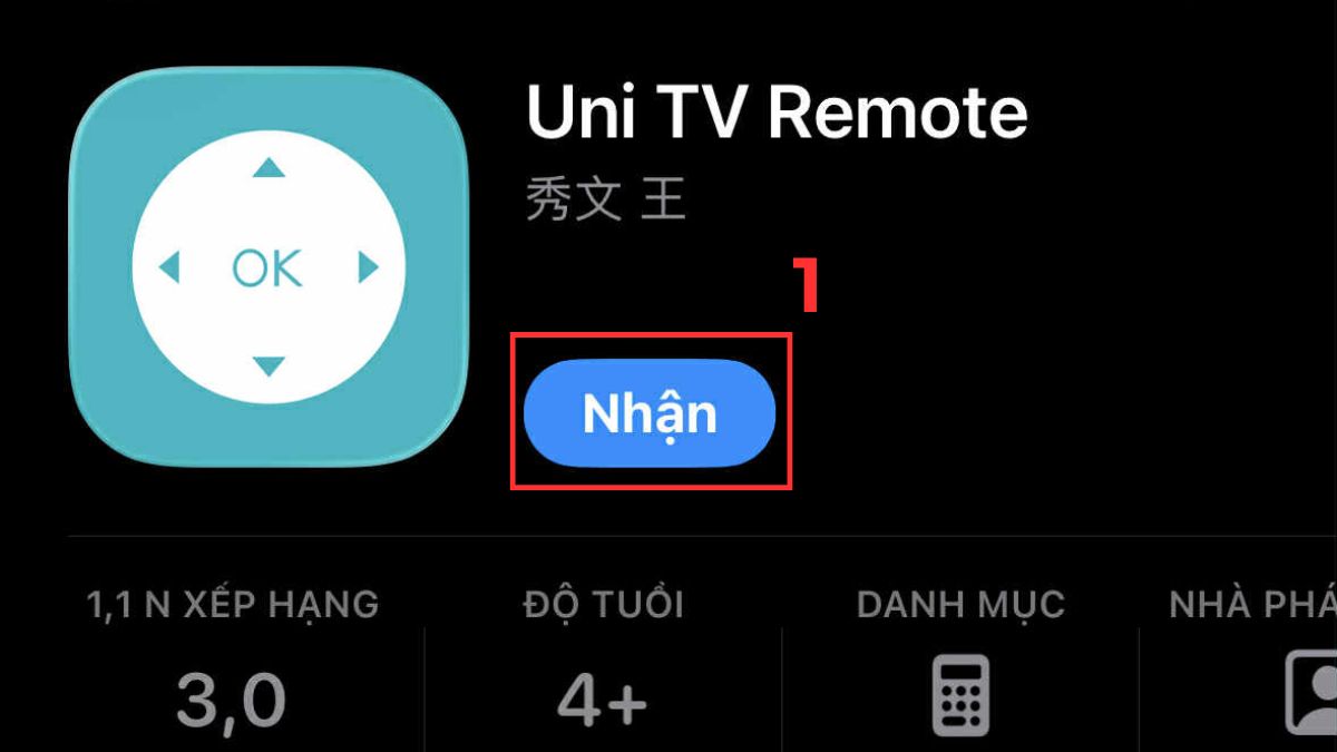 Cách điều khiển tivi Xiaomi bằng điện thoại iPhone bước 1