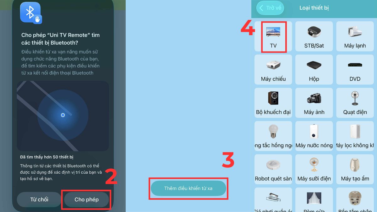 Cách điều khiển tivi Xiaomi bằng điện thoại iPhone bước 2