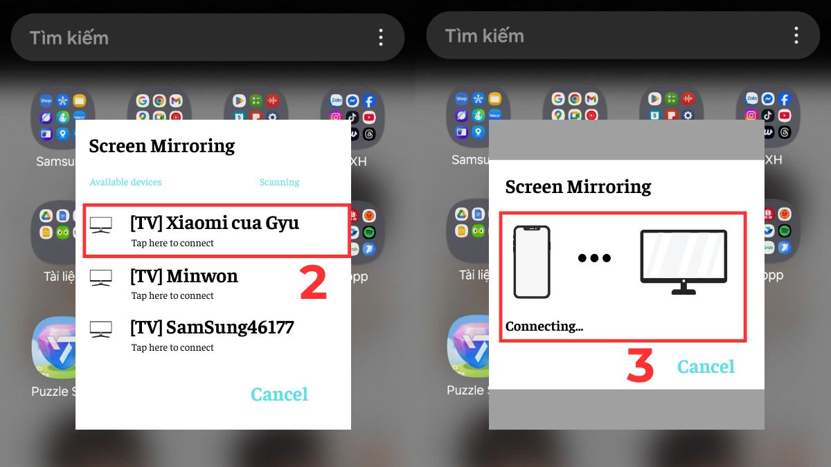 Cách điều khiển Tivi Xiaomi bằng điện thoại qua cổng hồng ngoại BƯỚC 3