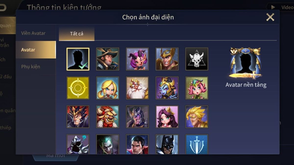 Mẹo đổi ảnh avatar đồng bộ cho các game trong Garena