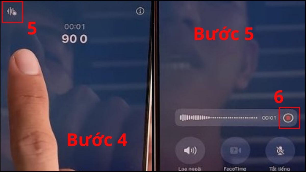 Cách ghi âm cuộc gọi trên iPhone 16 Pro Max chạy iOS 18 bước 4