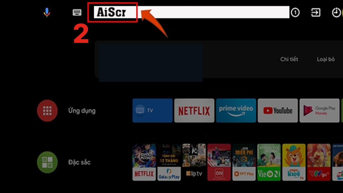 Cách kết nối iPhone với Tivi bằng ứng dụng AiScr bước 2