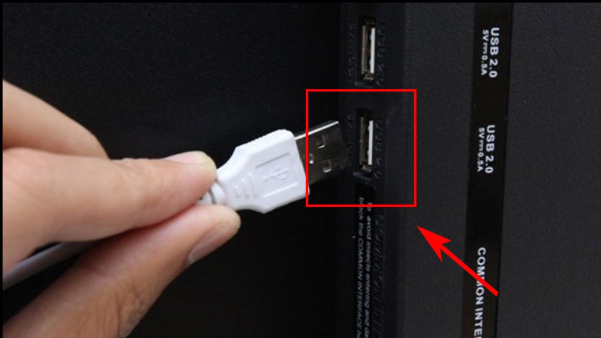 Cách kết nối iPhone với Tivi bằng dây cáp bước 2