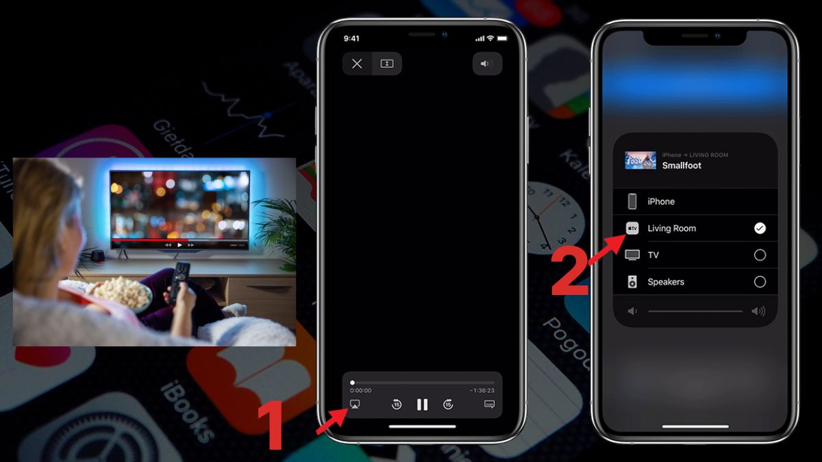 Cách kết nối iPhone với Tivi thông qua AirPlay
