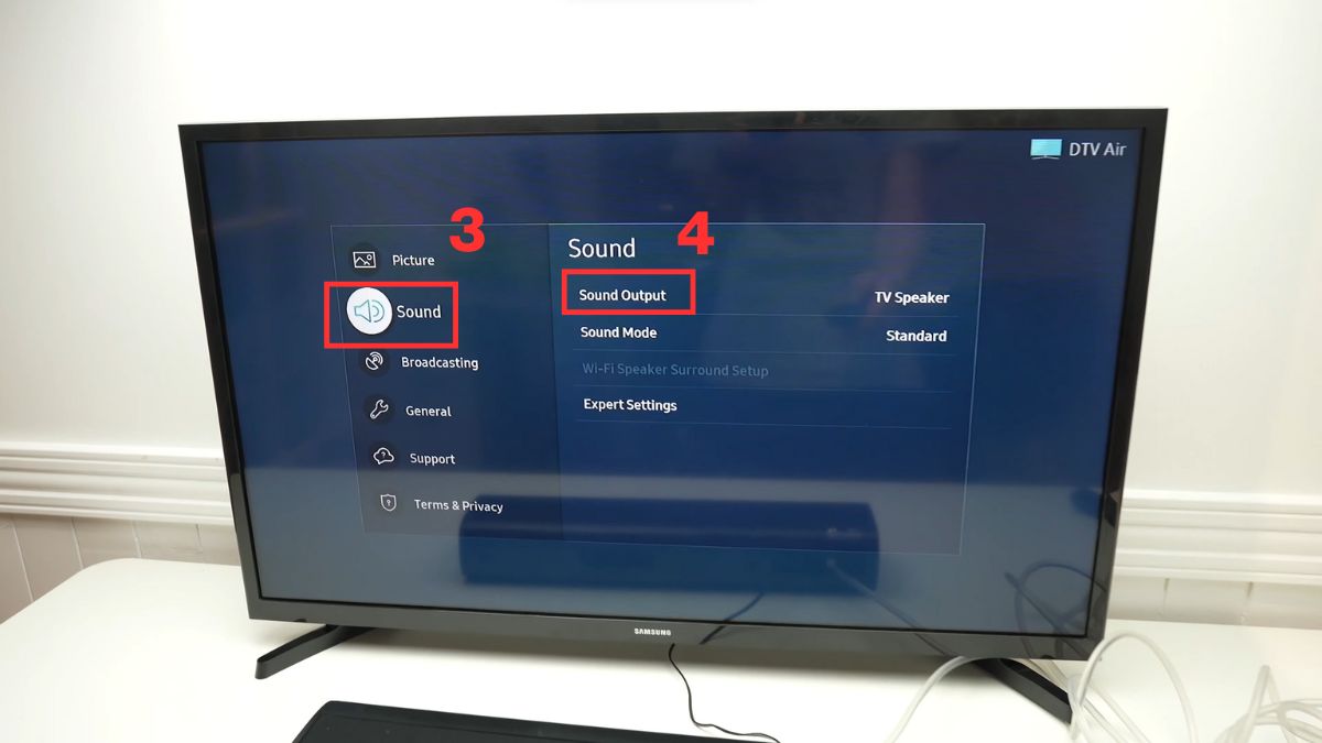 cách Kết nối loa soundbar với tivi Samsung qua Bluetooth bước 3