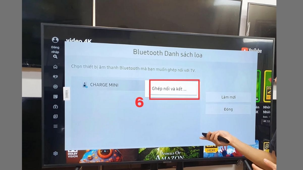 cách Kết nối loa soundbar với tivi Samsung qua Bluetooth bước 5