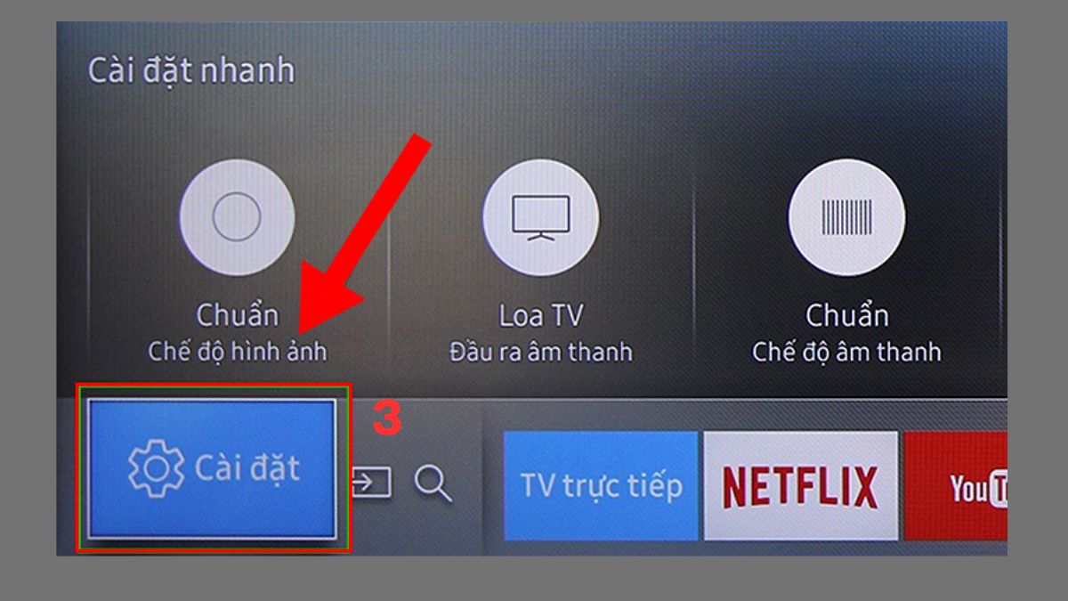 Cách kết nối loa soundbar với tivi Samsung qua HDMI bước 3