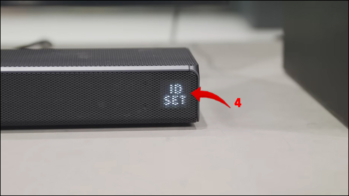 Cách kết nối loa thanh với sub Samsung bước 3