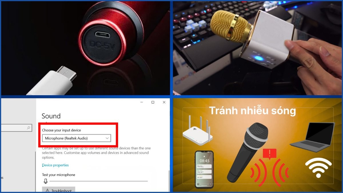 Lưu ý khi thực hiện cách kết nối micro không dây với máy tính