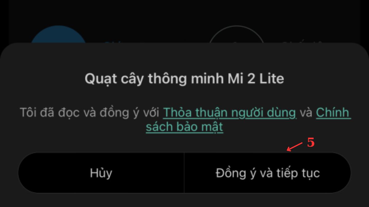 Cách kết nối điều khiển quạt Xiaomi với điện thoại qua ứng dụng Mi Home bước 2