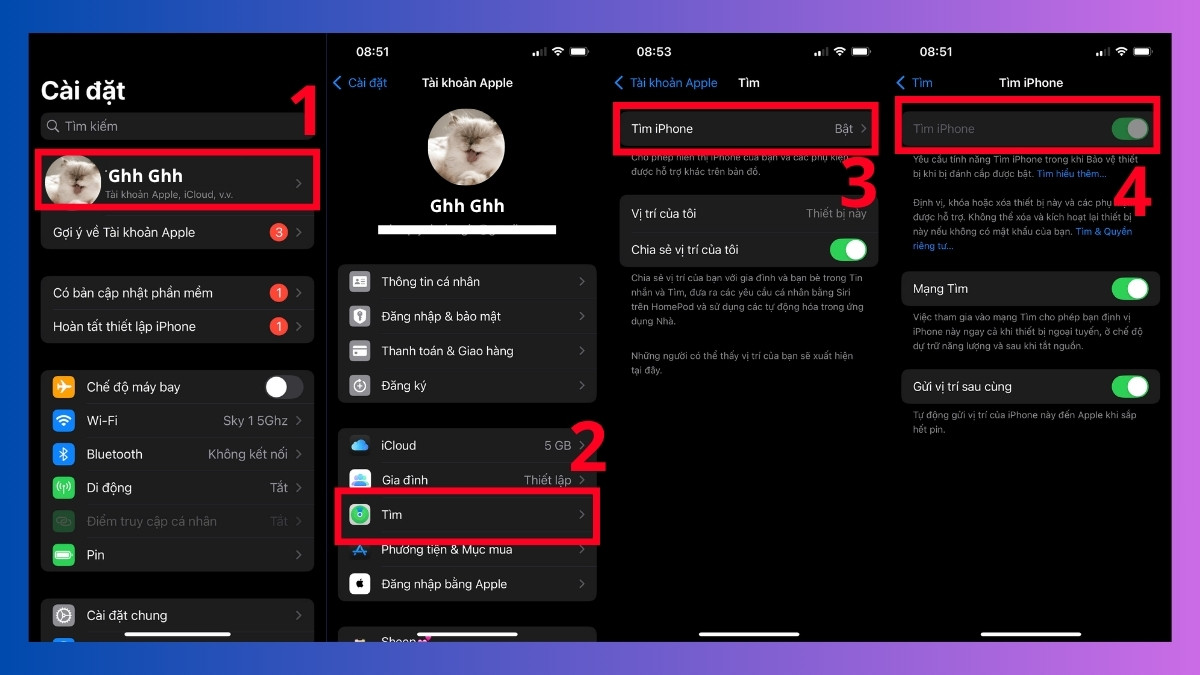 Điều kiện để bật khoá iCloud từ xa khi bị mất máy
