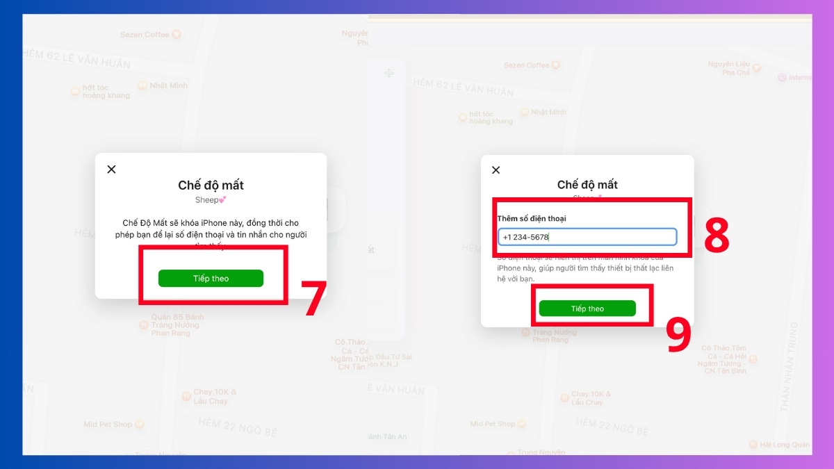 Cách khóa iCloud khi bị mất máy bằng trình duyệt bước 3