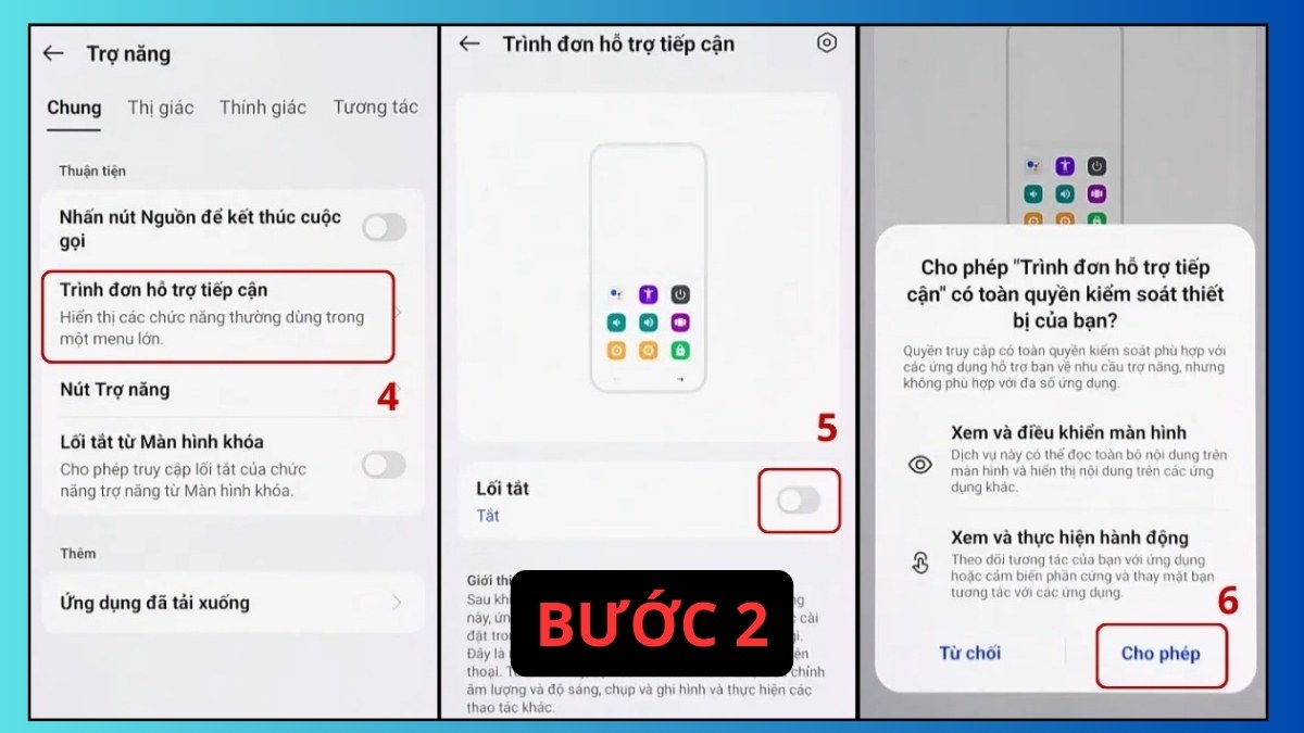 Cách khởi động lại điện thoại Realme không cần nút nguồn bước 2