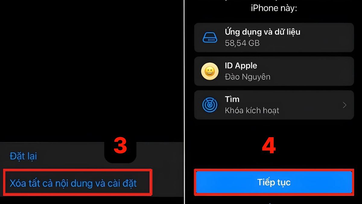 Hướng dẫn cách kích hoạt iPhone trong cài đặt bước 2