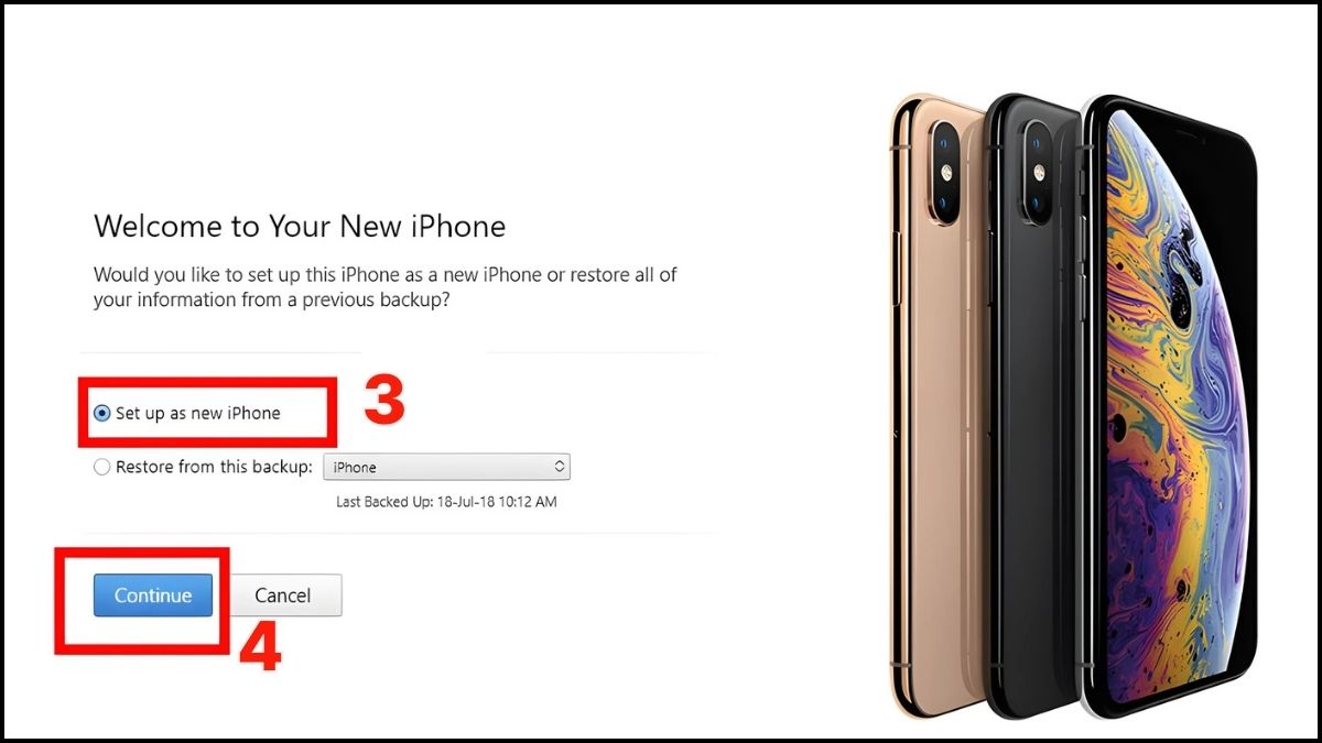 Hướng dẫn cách kích hoạt iPhone bằng itunes bước 3