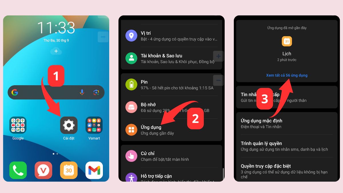 Cách lấy lại CH Play trên máy Android bước `1