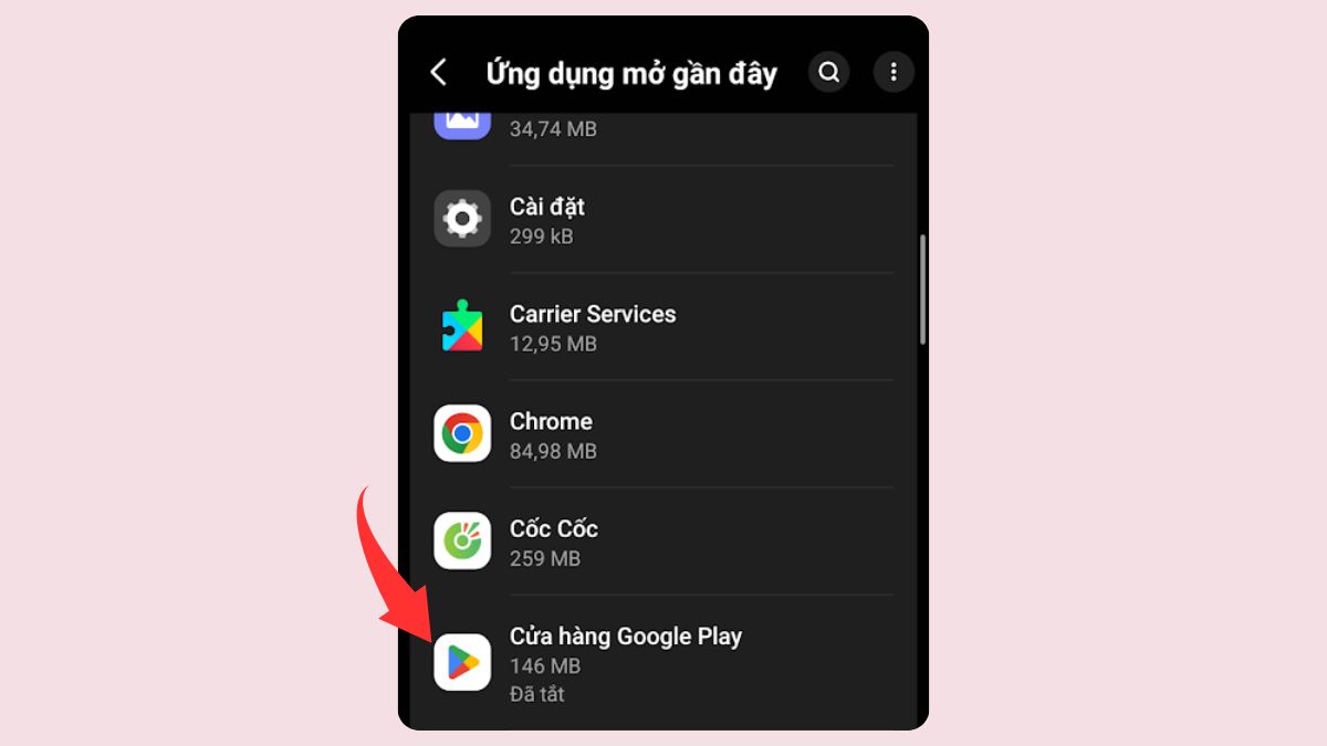 Cách lấy lại CH Play trên máy Android bước 2