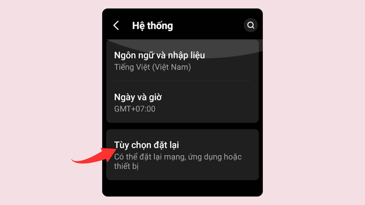 Cách lấy lại CH Play trên máy Android bằng khôi phục cài đặt  bước 2